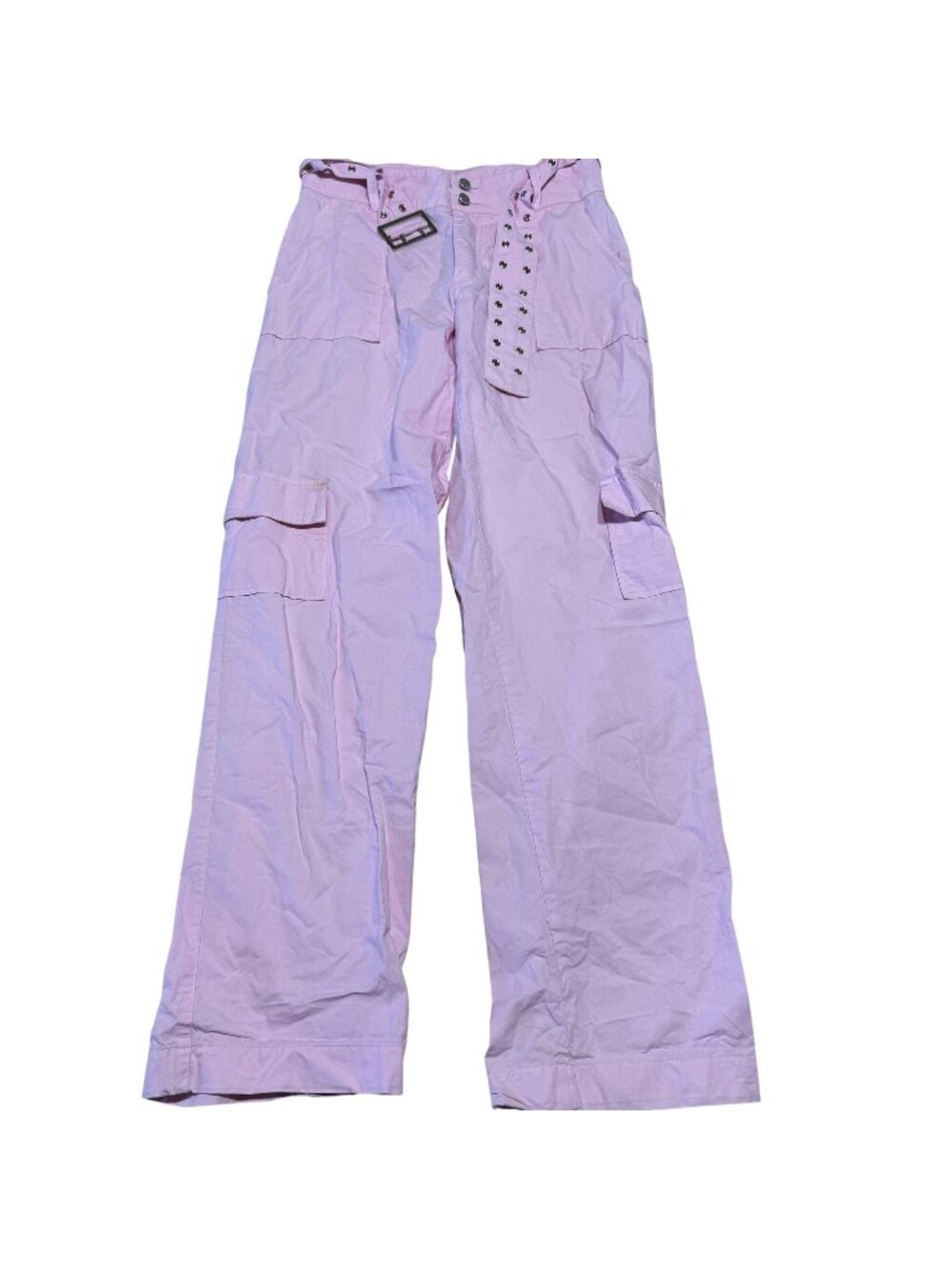 Frankies Bikinis Jack Low Rise Gumdrop Pink Cargo Pant Women's Size X-Small XS